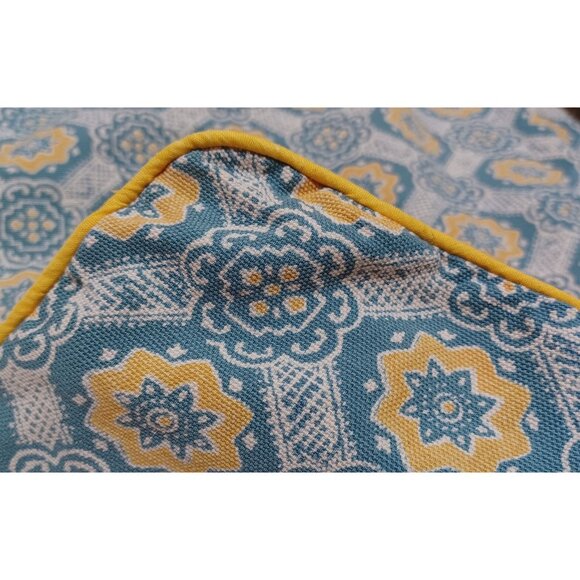 John Robshaw 100% Cotton Hand Block Printed Std Pillow Shams Global Boho Artisan - Picture 5 of 7